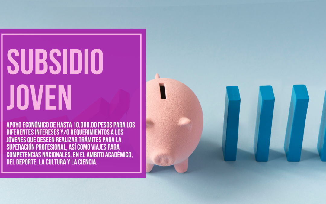 Subsidio Joven por el Instituto de la Juventud del Estado de Baja California